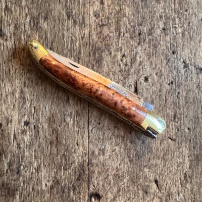 Laguiole 11 cm - Thuya et laiton