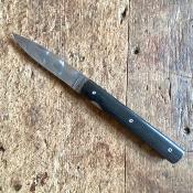 Le Français - Damas inox et Ebène