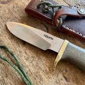 Woodsman  No 28 - Green micarta