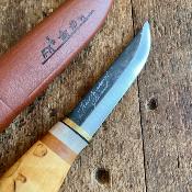 Puukko  saami- Bouleau insert bois de renne