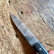 Le Français - Damas inox et Ebène