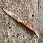 Laguiole 11 cm - Thuya et laiton