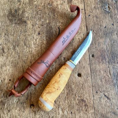 Puukko  saami- Bouleau insert bois de renne